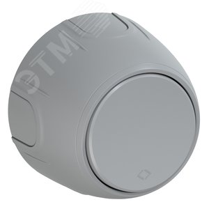 Изображение товара Выключатель перекрестный одноклавишный Rotondo, цвет серый (шт)