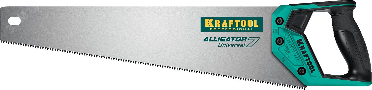 Изображение товара Ножовка универсальная ''Alligator Universal 7'', 450 мм, 7 TPI 3D зуб (шт)