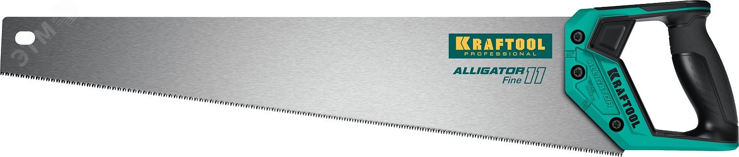 Изображение товара Профессиональная ножовка Alligator Fine 11 500 мм 11 TPI японская сталь SK-5