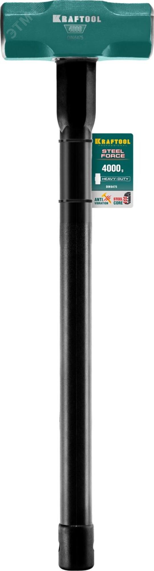 Кувалда со стальной удлинённой обрезиненной рукояткой STEEL FORCE 4 кг 2009-4 KRAFTOOL - превью 2