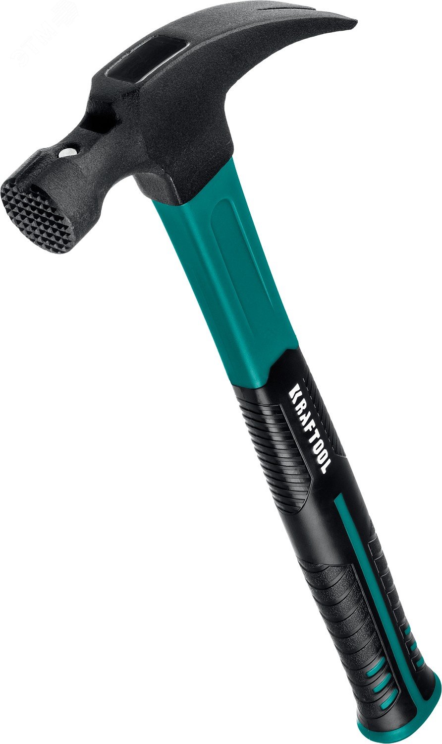 Изображение товара Столярный молоток-гвоздодёр Fiberglass 560 г профессиональный инструмент