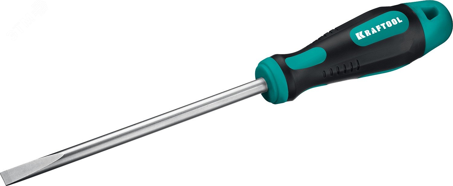 Изображение товара Профессиональная отвертка KRAFTOOL X-Drive SL8x150 из стали с насечками NSS