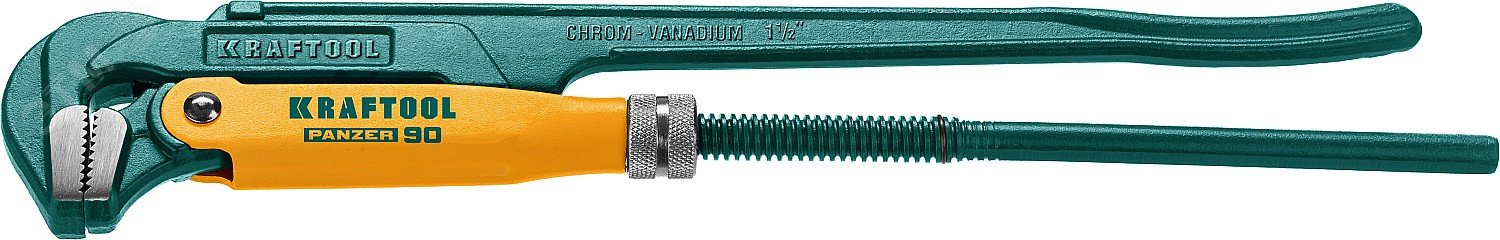 Трубный ключ с прямыми губками PANZER-90 №2 1.5'' 440 мм 2734-15_z02 KRAFTOOL - превью