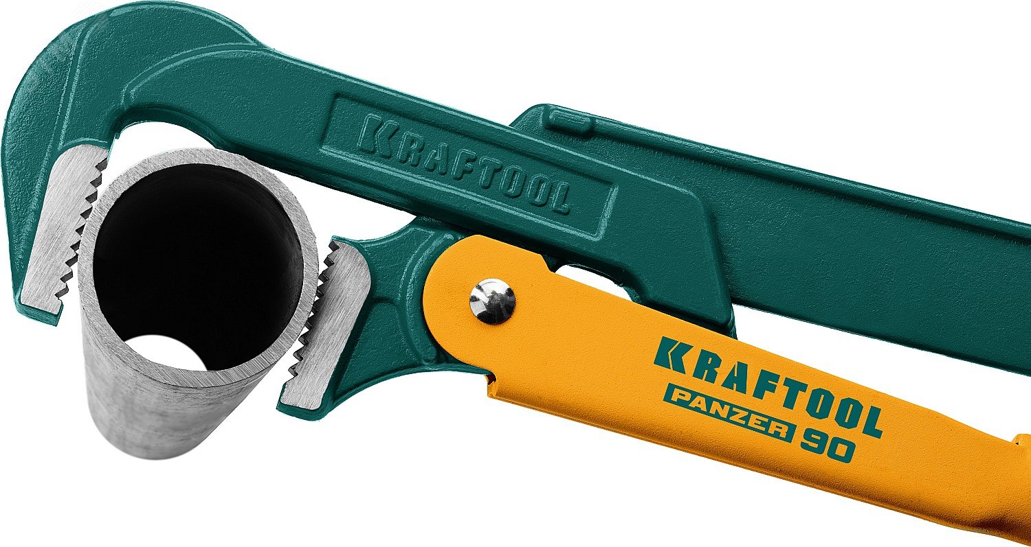 Трубный ключ с прямыми губками PANZER-90 №2 1.5'' 440 мм 2734-15_z02 KRAFTOOL - превью 3