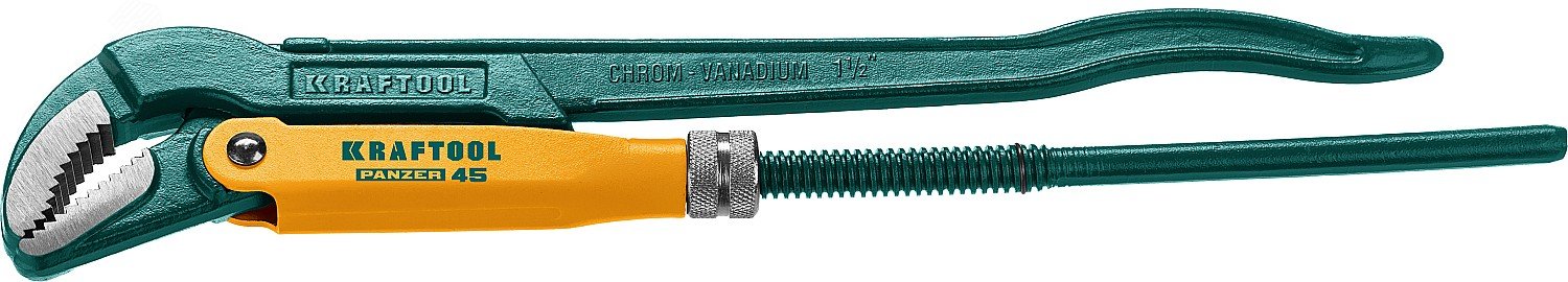 Трубный ключ с изогнутыми губками PANZER-4 №2 1.5'' 440 мм 2735-15_z02 KRAFTOOL - превью