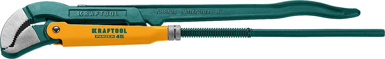Трубный ключ с изогнутыми губками PANZER-45 №4 3'' 670 мм 2735-30_z02 KRAFTOOL - превью