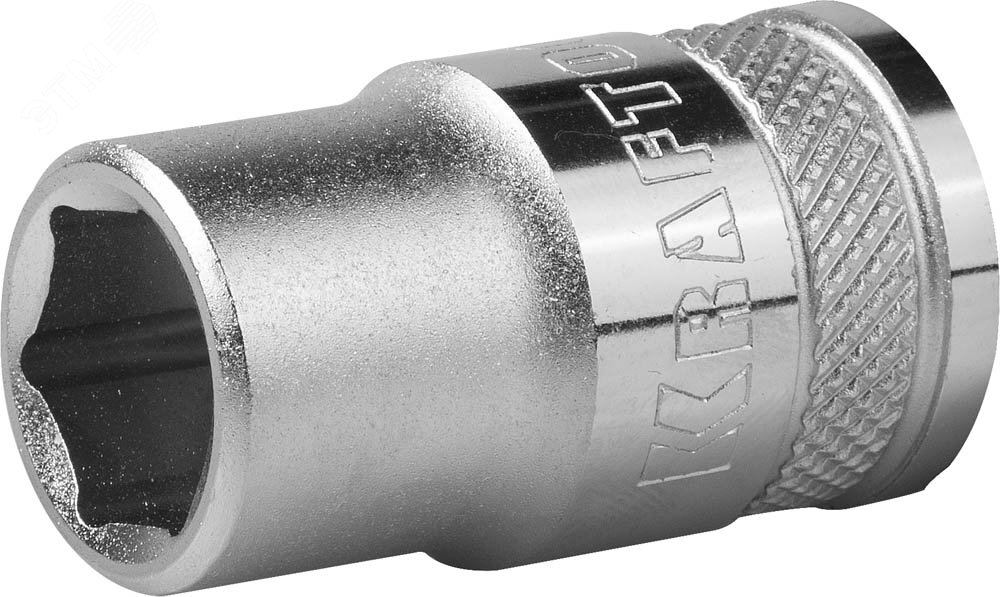 Изображение товара Головка торцевая ''INDUSTRIE QUALITAT'', Cr-V, FLANK, хромосатинированная, 1/2'', 13 мм (шт)