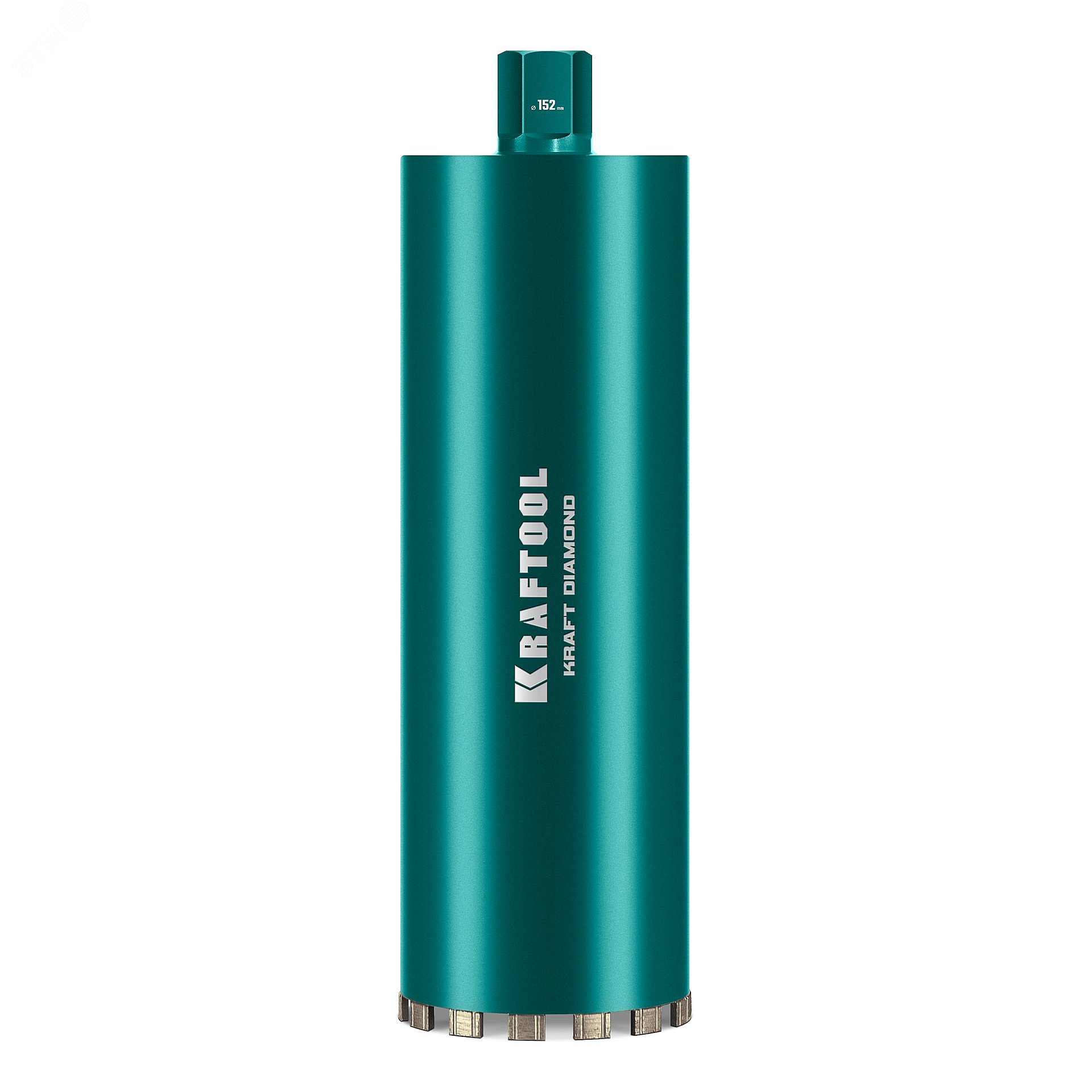 Изображение товара "Коронка алмазная по железобетону DIAMOND 152 мм, 450 мм, 1 1/4"", лазерная сварка сегментов" (шт)