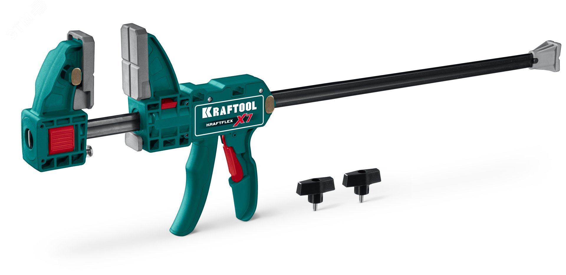 Изображение товара Струбцина многофункциональная быстрозажимная, KRAFTFLEX X7 450, 450 х 85 мм (шт) Изображение товара Струбцина многофункциональная быстрозажимная, KRAFTFLEX X7 450, 450 х 85 мм (шт)