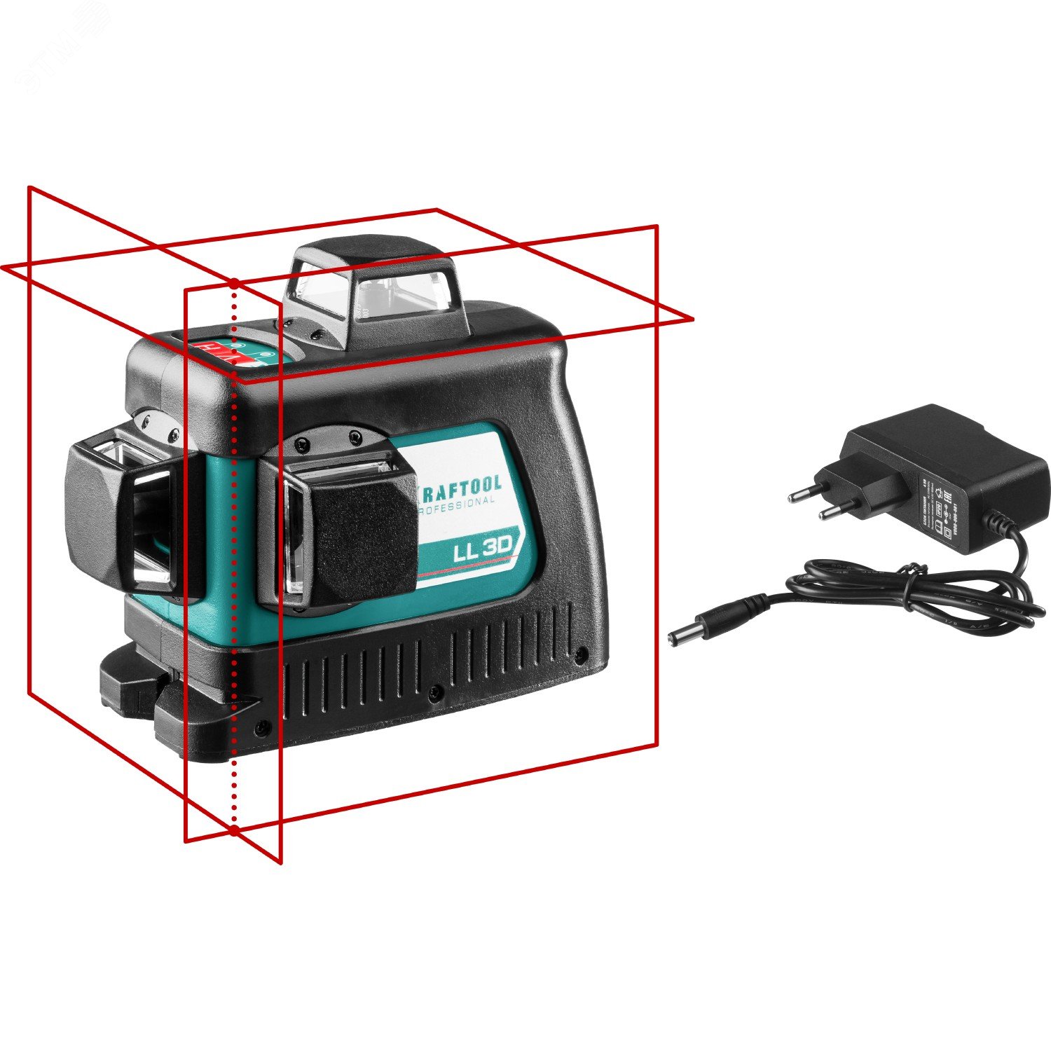 Изображение товара Лазерный нивелир LL 3D профессиональный для разметки и строительных работ