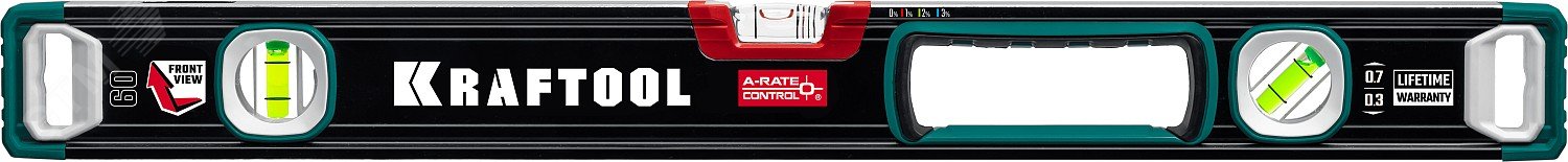 Изображение товара Сверхпрочный уровень A-RATE CONTROL 600 мм с зеркальным глазком