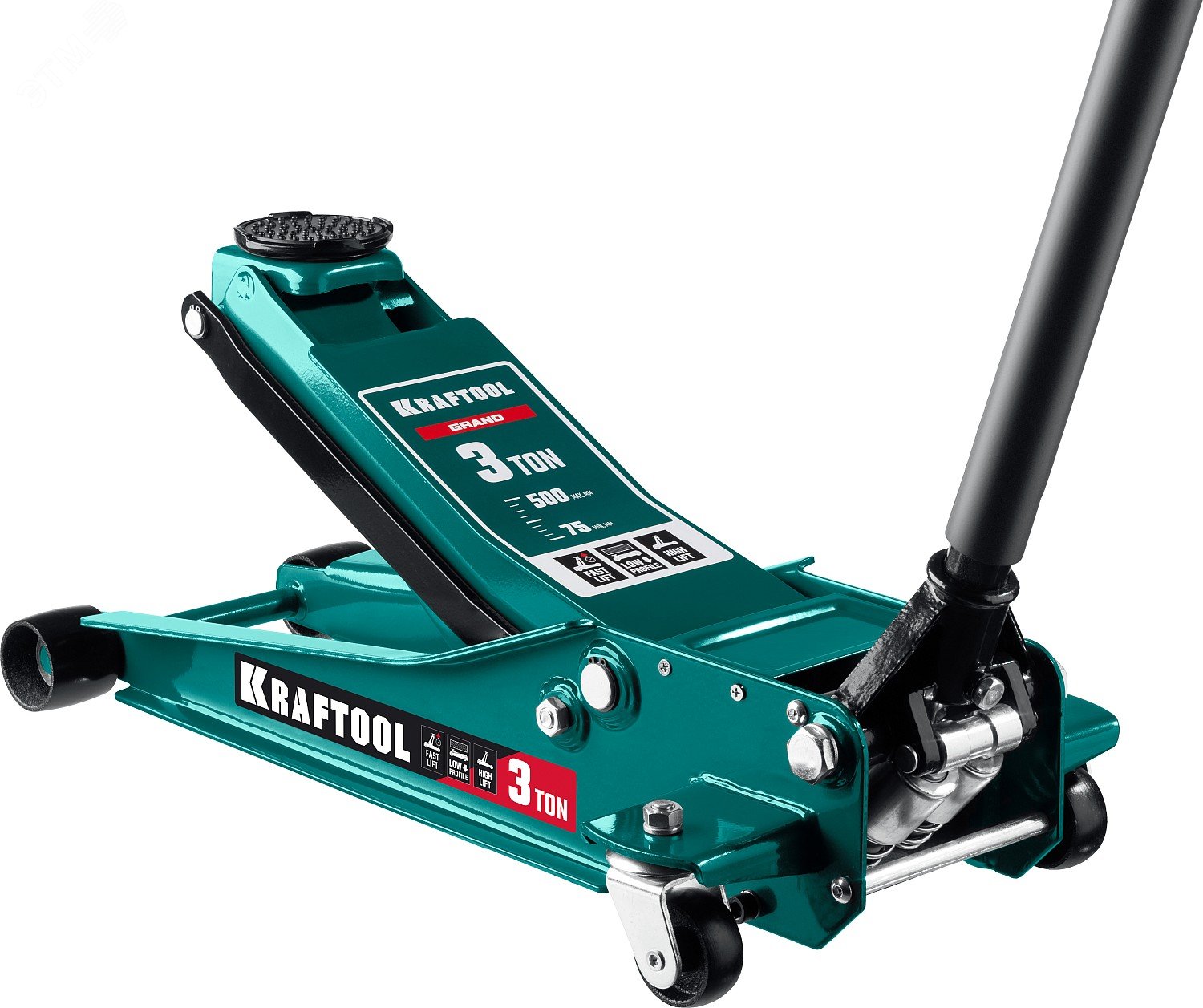 Изображение товара Домкрат подкатной универсальный для СТО GRAND 3т 75-500мм (шт)