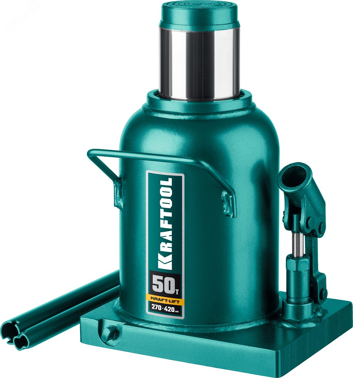Изображение товара Домкрат бутылочный гидравлический, KRAFT-LIFT 50т, 270-420мм, KRAFT BODY (шт)