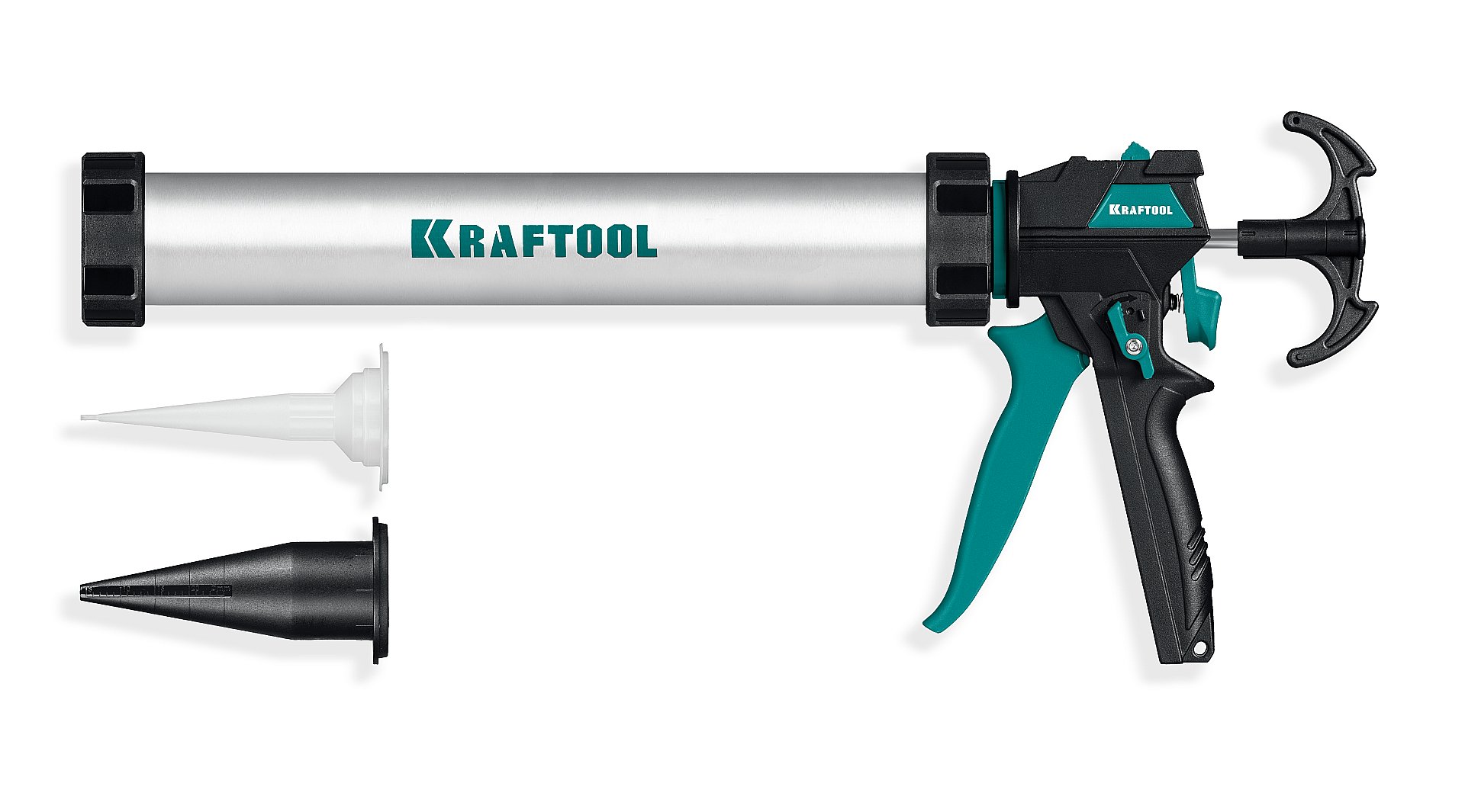 Пистолет для герметика, универсальный закрытый 600 мл