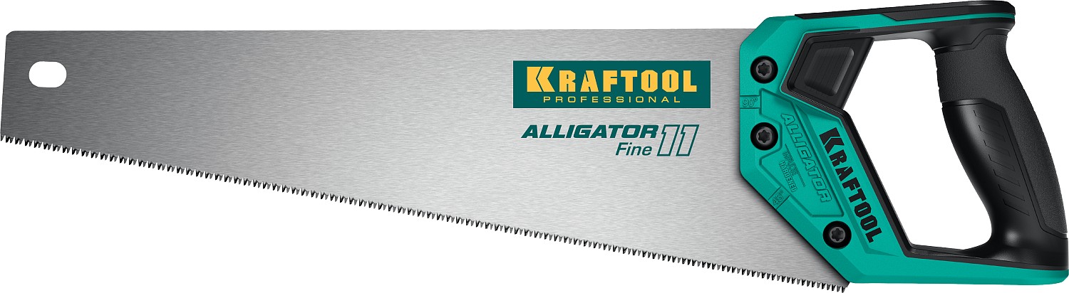 Ножовка для точного реза ''Alligator Fine 11'', 400 мм, 11 TPI 3D зуб