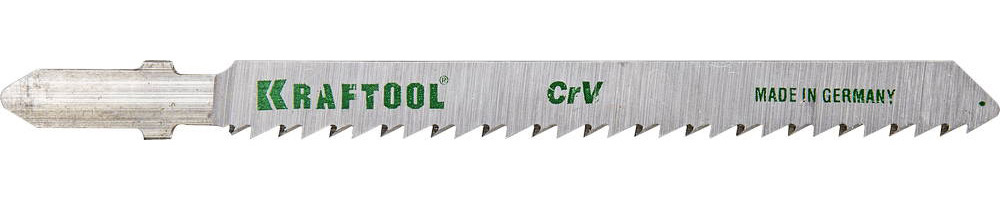 Полотна , T101B, для эл/лобзика, Cr-V, по дереву, ДСП, ДВП, чистый рез, EU-хвост., шаг 2,5мм, 75мм, 2шт