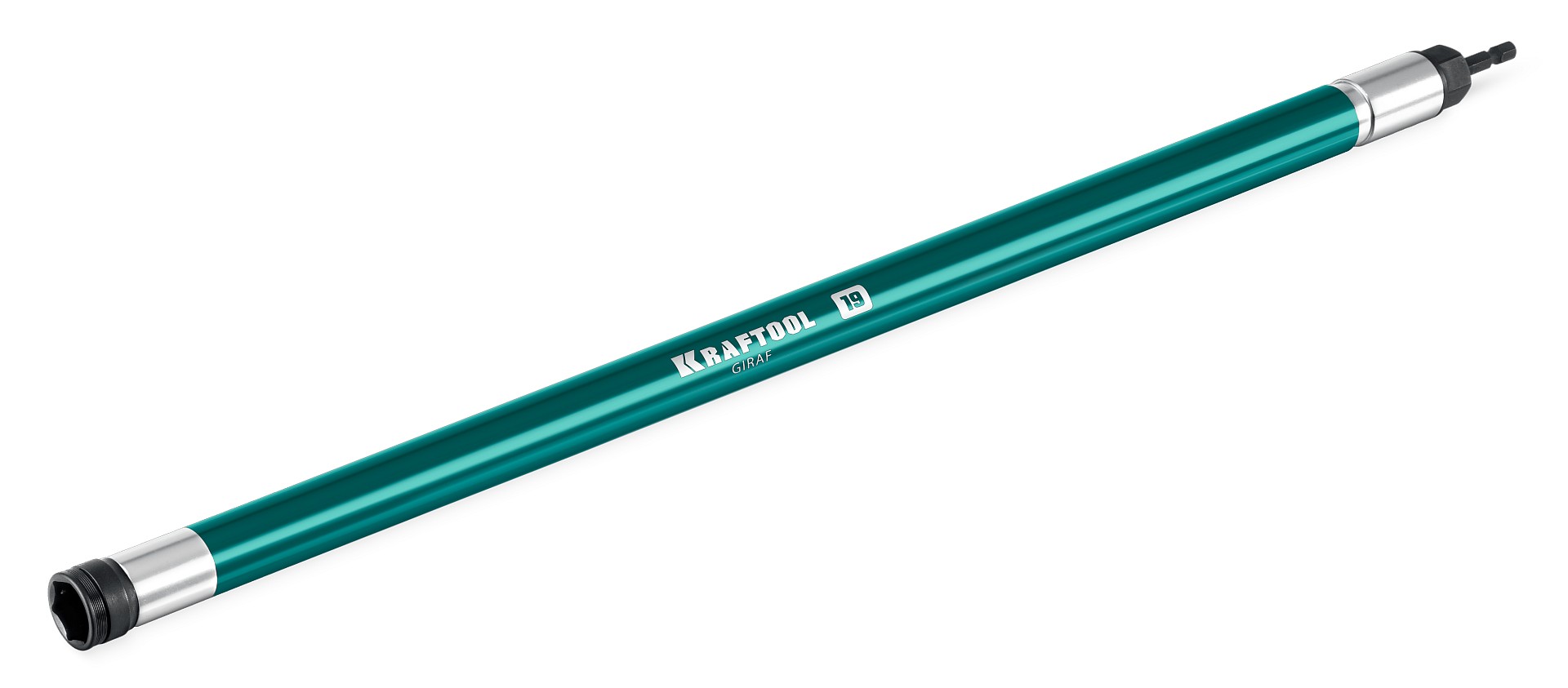 Бита ударная экстрадлинная с торцовой головкой, GIRAF, 19 мм, М12, 585 мм