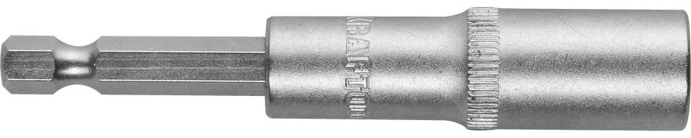Бита с торцовой головкой, удлиненная, Cr-V, хвостовик E 1/4'', 10мм