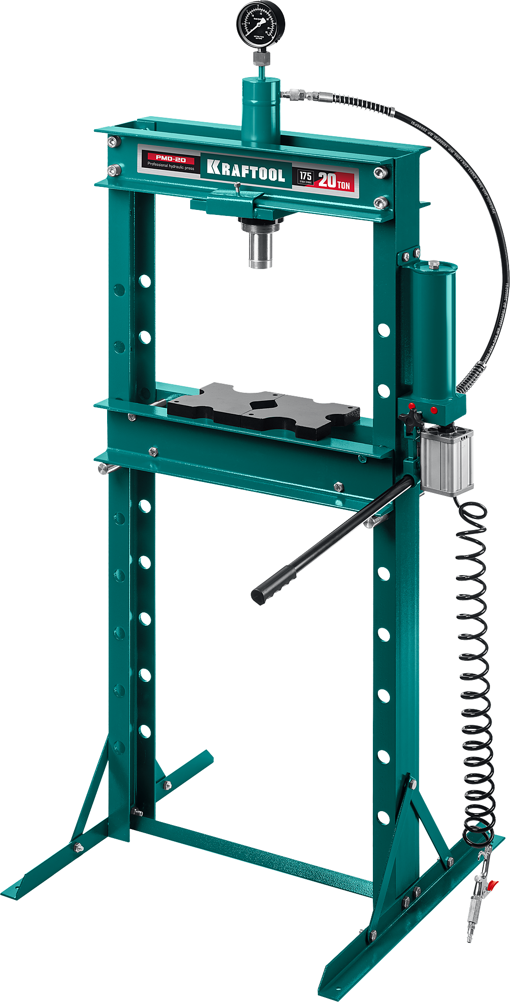 Пресс гидравлический с гидронасосом и пневмоприводом PMD-20 20т