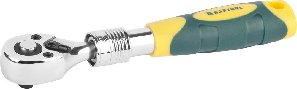 Трещотка для торцовых головок ''PRO'', телескопическая, Сr-V сталь, 72 зубца, 1/4''