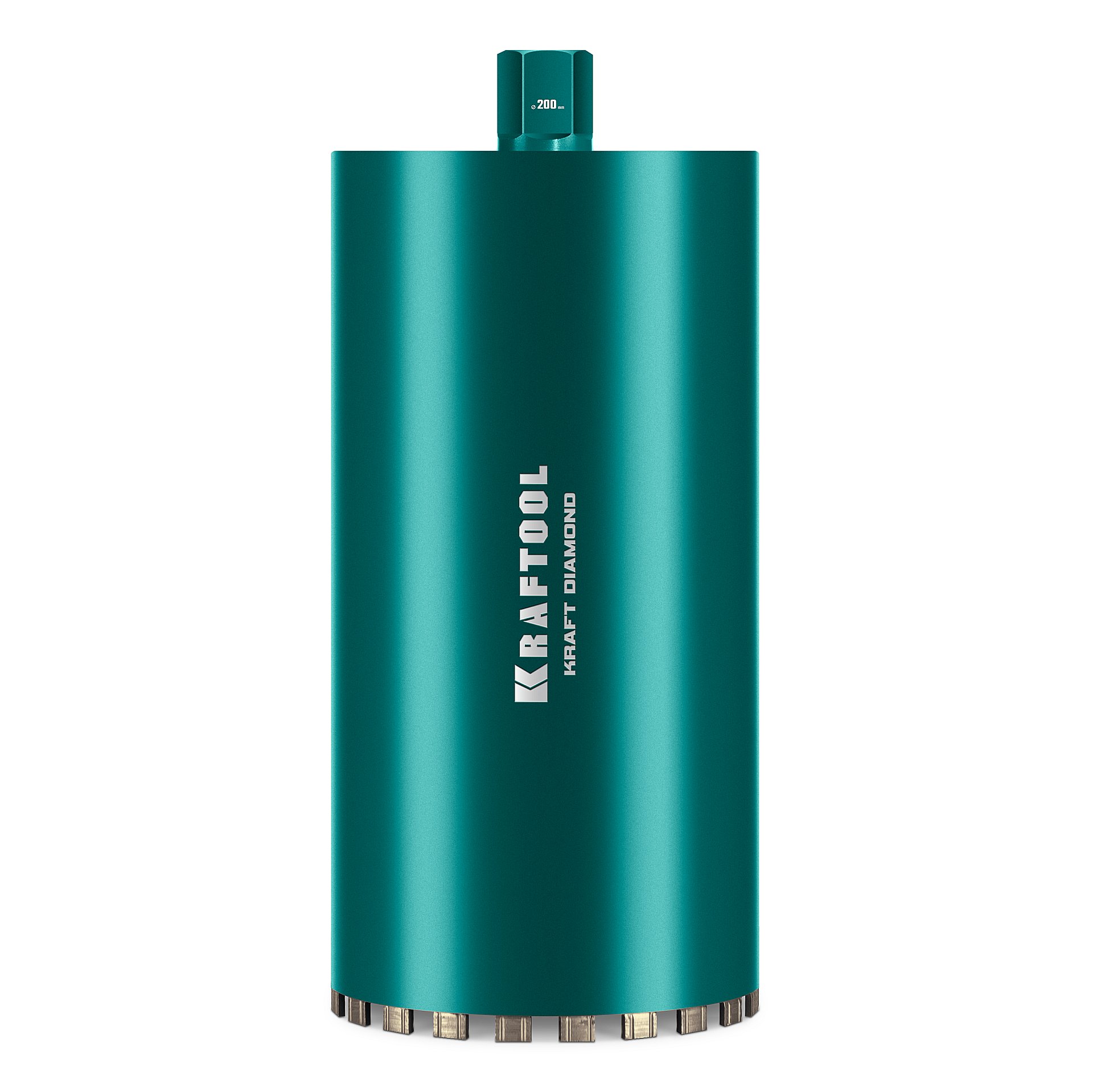 "Коронка алмазная по железобетону DIAMOND 200 мм, 450 мм, 1 1/4"", лазерная сварка сегментов"