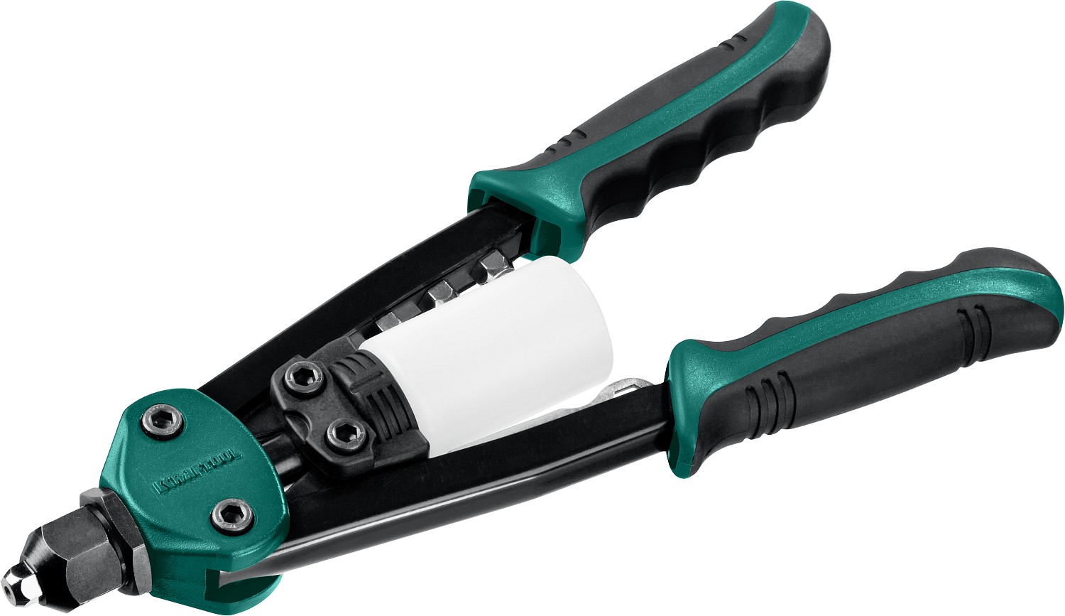 Компактный двуручный заклепочник 320 мм, регулировка усилия, 3.2 - 6.4 мм, FC-64