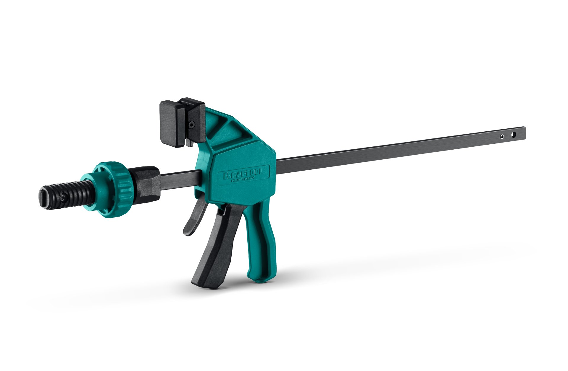 Струбцина вертикальная быстрозажимная пистолетного типа, KRAFTFLEX GDH-300/60 в отверстия 20 мм