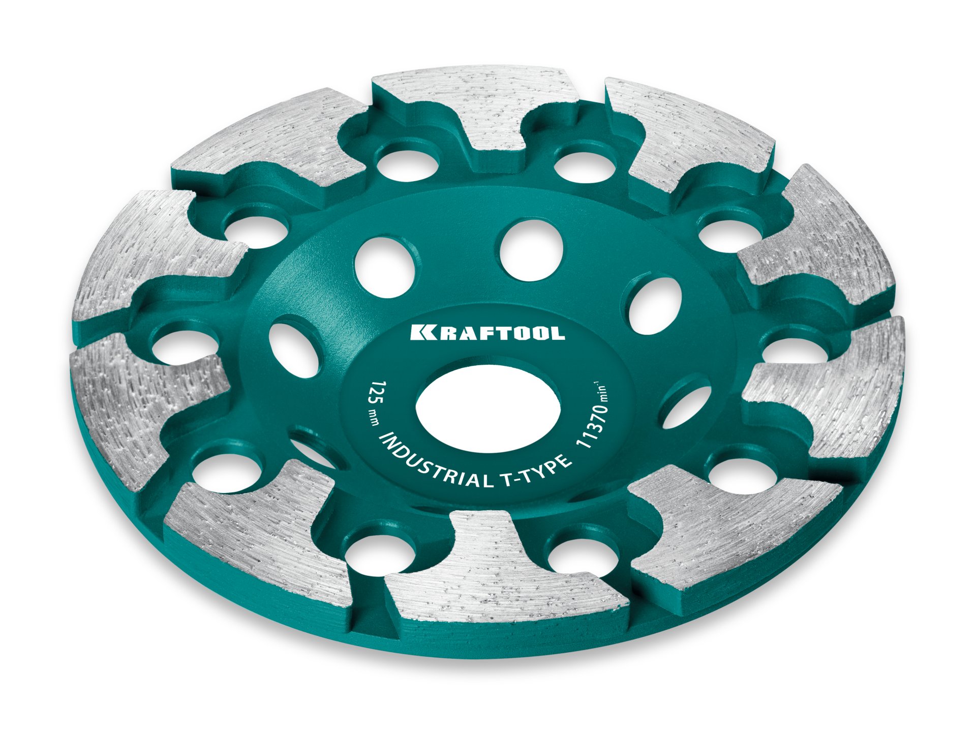 Чашка алмазная сегментная, T-Type, INDUSTRIAL, 125 мм