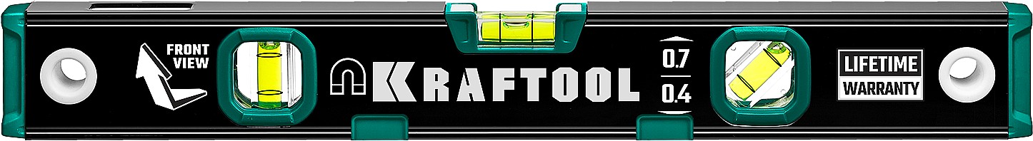 Магнитный уровень с зеркальным глазком 400 мм