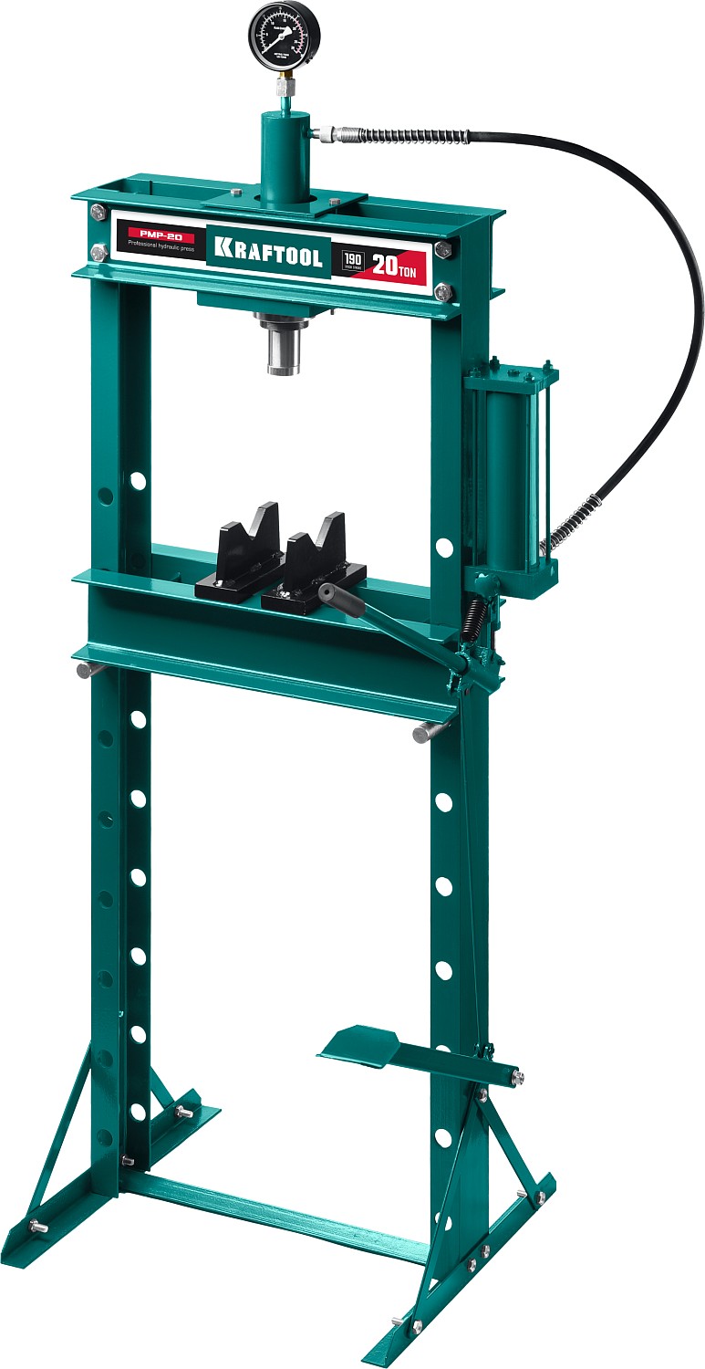 Пресс гидравлический с гидронасосом и манометром PMP-20 20т