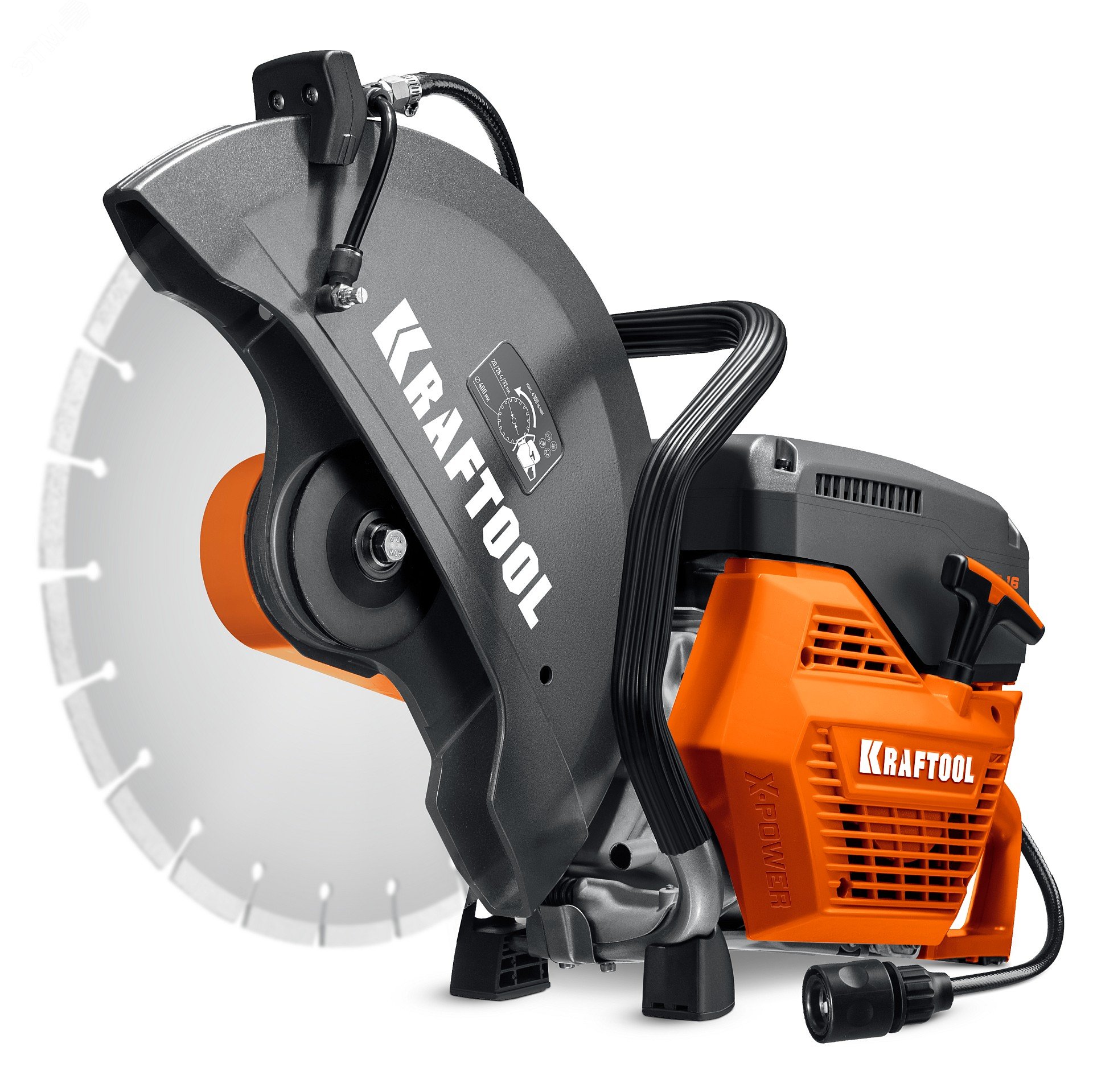 Изображение товара Профессиональный бензорез по бетону 3700 Вт 400 мм без диска