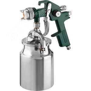 Изображение товара Краскопульт пневматический AirKraft HVLP с нижним бачком, 1.4мм (шт)