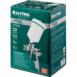 Краскопульт пневматический ''PRO'' Jeta 1000 HVLP c верхним бачком, 1.3мм - фото 2