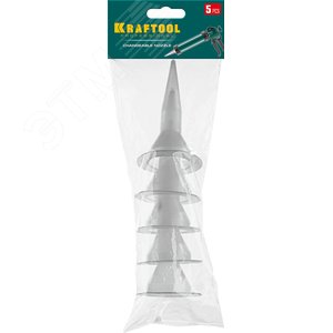 Запасные сопла для закрытых пистолетов для герметика, 5 шт - фото 2