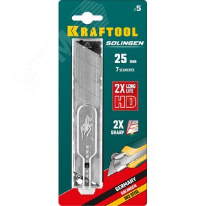 Сегментированные лезвия 25 мм 5 шт. - фото 2