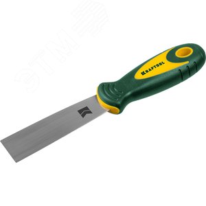 Шпательная лопатка с 2-компонент ручк, профилиров нержав полотно, 32мм - фото 1