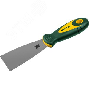 Шпательная лопатка с 2-компонент ручк, профилиров нержав полотно, 50мм - фото 1