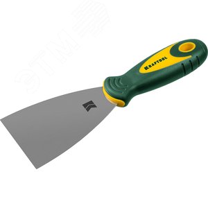 Шпательная лопатка с 2-компонент ручк, профилиров нержав полотно, 75мм - фото 1