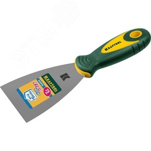 Шпательная лопатка с 2-компонент ручк, профилиров нержав полотно, 75мм - фото 2