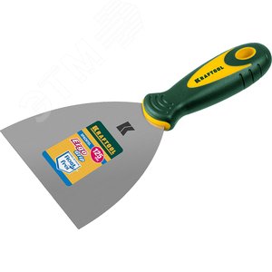 Шпательная лопатка с 2-компонент ручк, профилиров нержав полотно, 125мм - фото 2