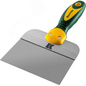 Шпатель фасадный с двухкомпонентной ручкой, нержавеющее полотно, 150мм - фото 1