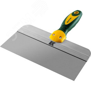 Шпатель фасадный с двухкомпонентной ручкой, нержавеющее полотно, 250мм - фото 1