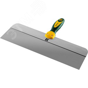 Шпатель фасадный с двухкомпонентной ручкой, нержавеющее полотно, 400мм - фото 1