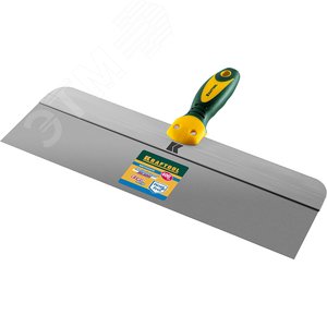 Шпатель фасадный с двухкомпонентной ручкой, нержавеющее полотно, 400мм - фото 2