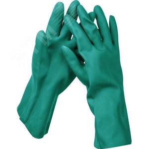 Маслобензостойкие перчатки Nitril р. XL нитриловые индустриальные