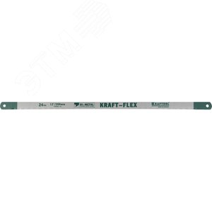 Изображение товара Биметаллическое гибкое полотно по металлу 24 TPI, быстрый рез, 300 мм, волнообразная разводка, 10 шт, Alligator-24 (набор)