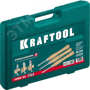 Набор ручных резцов по дереву Precision-3 3 предм. - фото 2