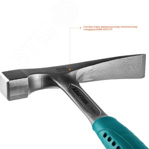 Цельнокованый молоток каменщика Thor 600 г - фото 4