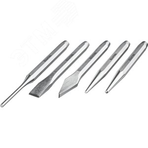 Набор зубил и кернеров GRAND-5 5 предметов - фото 1