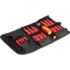 Набор ''Х-Drive ELECTRO'': Высоковольтные отвертки, сменные стержни, ключи специальные, до 1000В, 18 предм, - фото 4